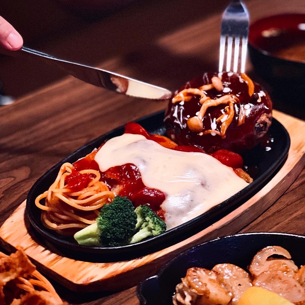 台北中山區小日本｜庄屋 和風洋食居酒屋 手打漢堡排、拿坡里義大利麵