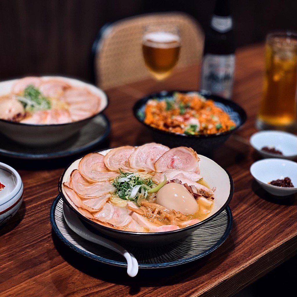 台北東門 新開幕日式拉麵【HaneKin麵屋羽金】烏骨雞白湯、唐揚炸雞丼飯 大安區永康街美食推薦